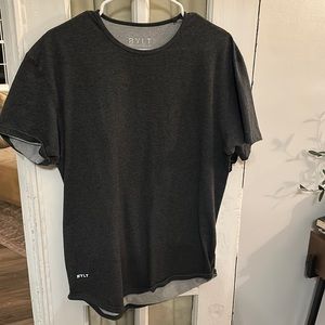 BYLT basics drop cut short sleeve top